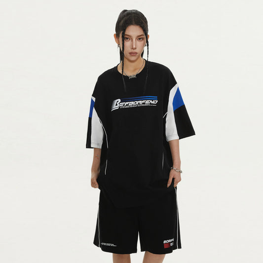 1990 Fashion T-Shirt Retro Loose Short Sleeve